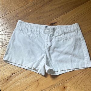 GAP Women's White High-Waist Tailored Shorts